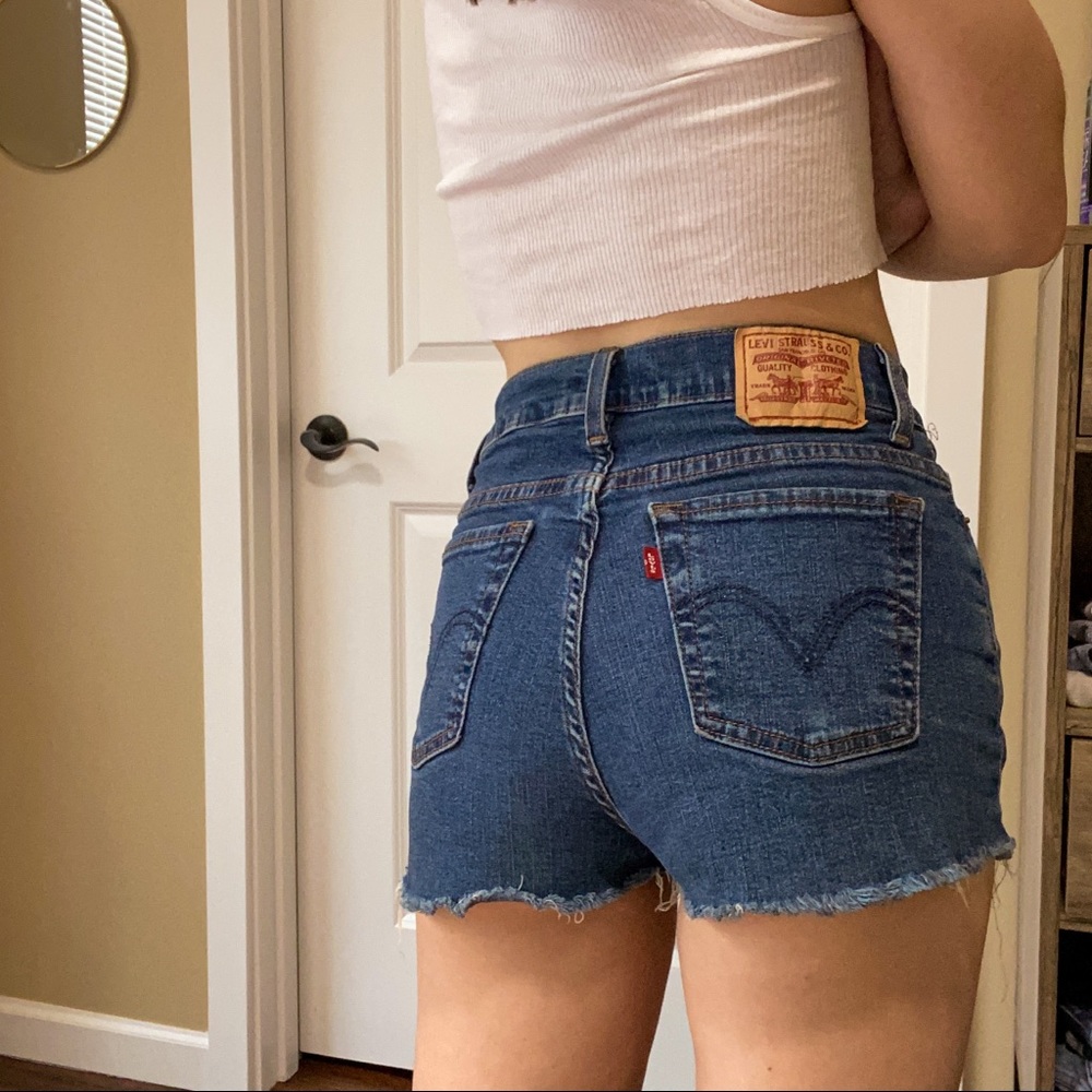 Levi’s 512 denim shorts